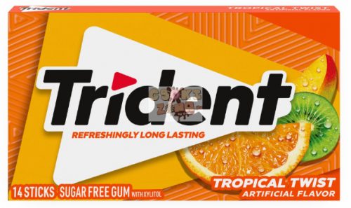 Trident rágógumi tropical 14 db-os (12db/karton)