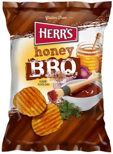 Herr's Honey BBQ chips 28,4g