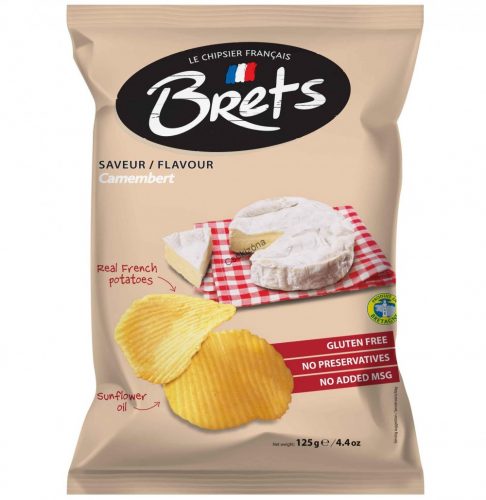 Brets camember sajtos chips 125g