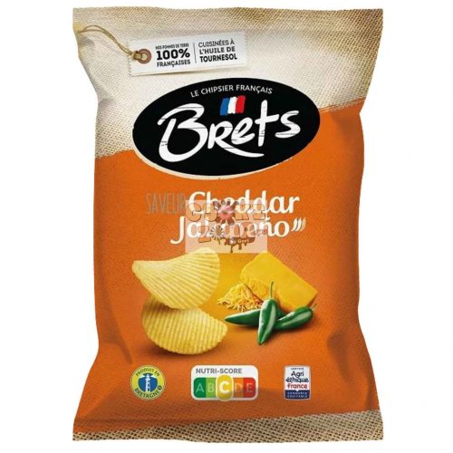 Brets cheddar jalapeno chips 125g Szav. 2025.03.19.