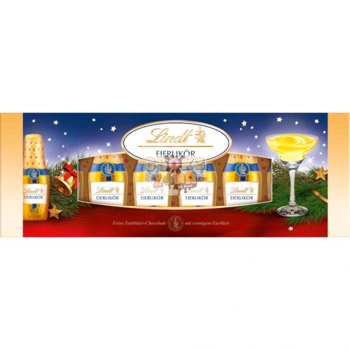 Lindt alkoholos csokoládéflaskák (tojáslikőr) 131g