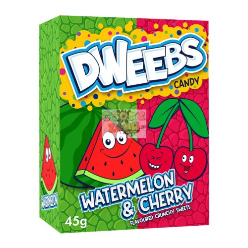Dweebs görögdinnye-cseresznye ízű cukorka 45g