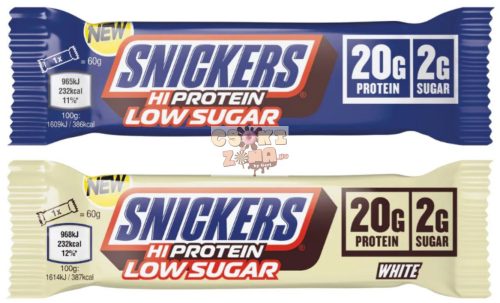 Snickers Hi Protein Low sugar 57g szav. idő 2024.08.25.