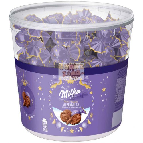 Milka tejcsokoládé krémmel töltött csokigolyók 9g (100db/doboz)