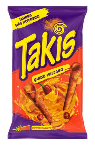 Takis Queso Volcano chips 140g (10) Szav. 2024. 09.18.