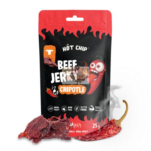 Hot Chip Beef Jerky Chipotle 25g (25)